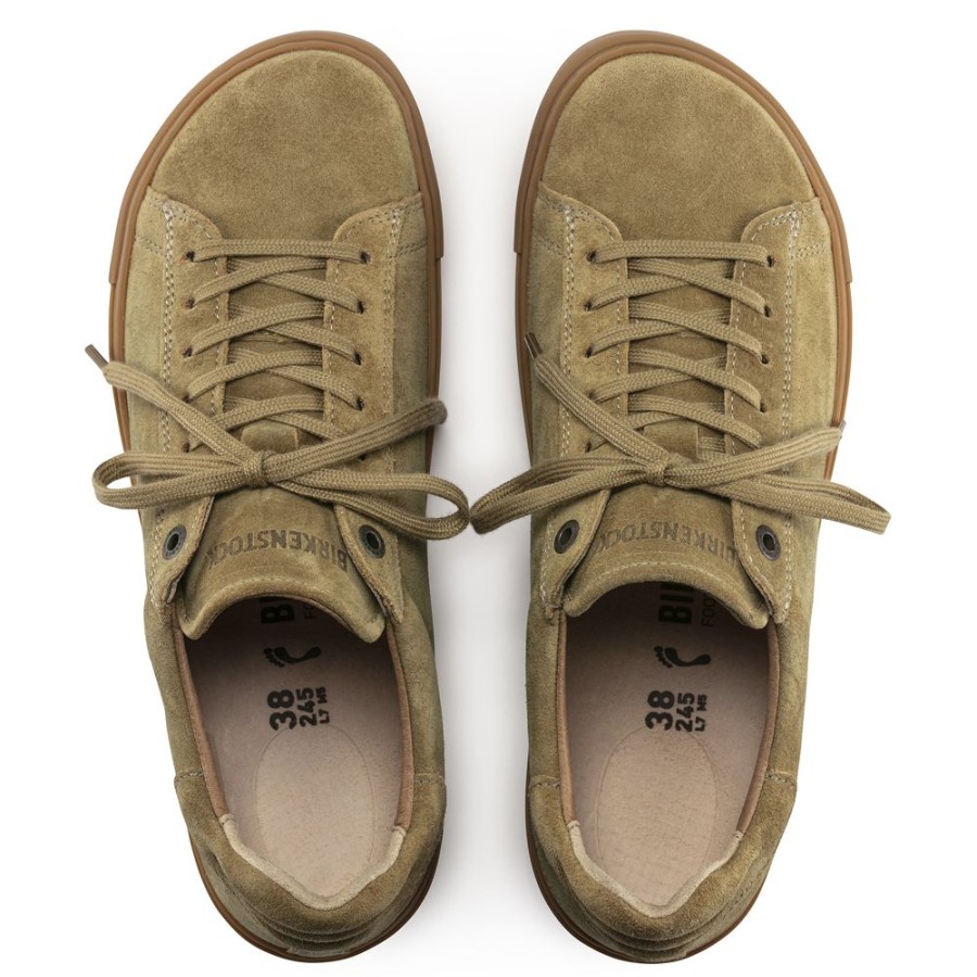 Birkenstock Bend Low Khaki Suede Leather Regular Width | Casual