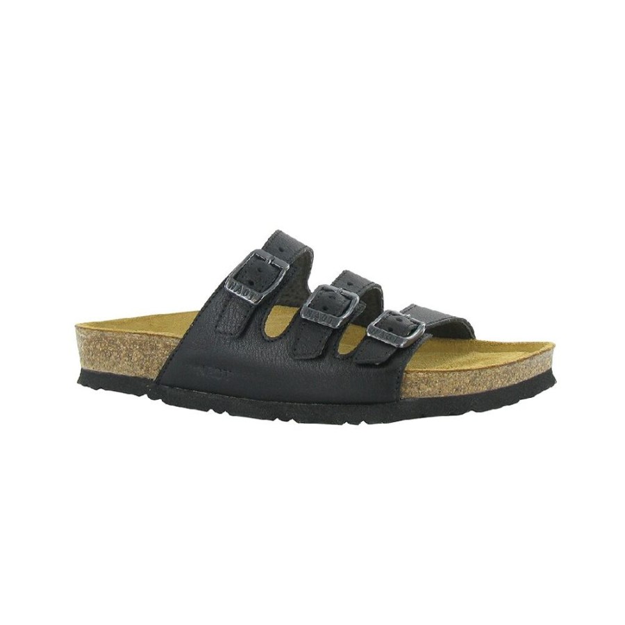 Naot Austin Soft Black Leather | Sandals