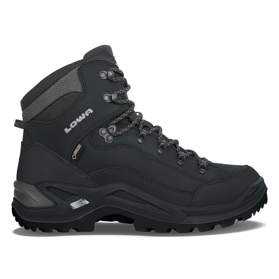 Lowa Renegade Gtx Mid Black Men'S Narrow | Casual