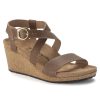 Birkenstock Sibyl Cognac Leather Narrow Width | Sandals