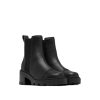 Sorel Joan Now Chelsea Black Velvet Nubuck Black Raven | Boots