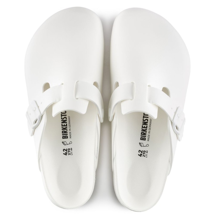 Birkenstock Boston Eva White Narrow Width | Clogs