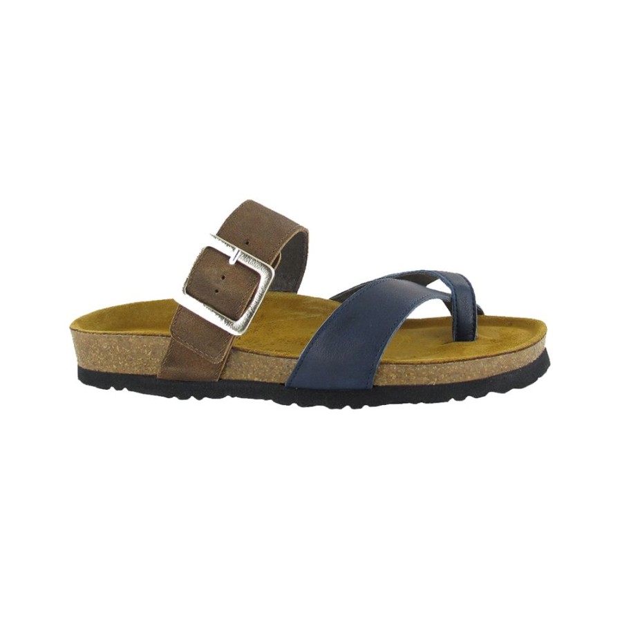 Naot Fresno Soft Ink Antique Brown Leather | Sandals