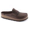 Birkenstock Naples Habana Oiled Leather Regular Width | Clogs