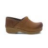 Dansko Professional Tan Burnished Suede | Clogs