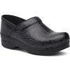 Dansko Professional Black Tooled Wide | Clogs