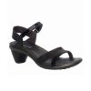 Naot Cheer Jet Black Leather | Sandals