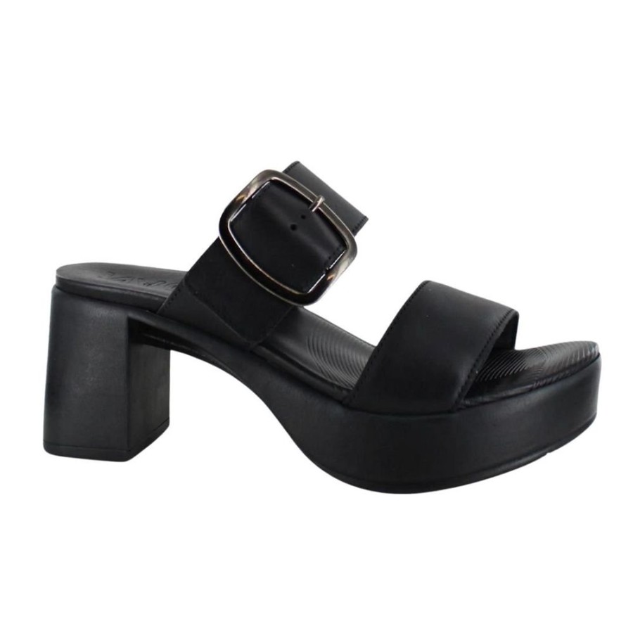 Naot Celeb Black Matte Leather Women'S | Sandals